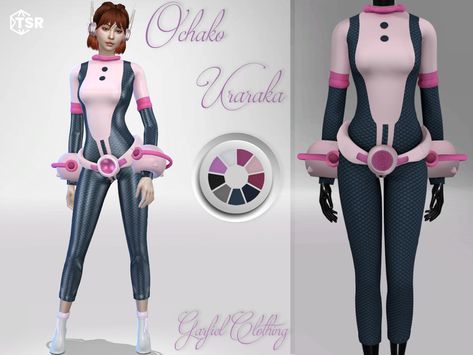 Sims 4 Cc Hatsune Miku Outfit, Sims 4 Wonder Woman, Sims 4 Cc Anime Cosplay, Mha Sims 4 Cc, Sims 4 Cc Cosplay, Sims 4 Cosplay Cc, Futuristic Dress, Sim4 Cc, Sims 4 Men Clothing