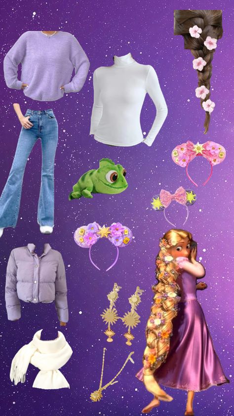 #tangled #tangledaesthetic #tangledmovie #disneybound Eeyore Disneybound, Tangled Disneybound, Tangled Movie, Everyday Cosplay, Tangled, Casual Outfits, Disney