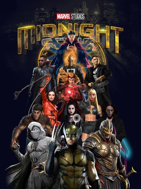 Midnight Suns Marvel, Midnight Sons Marvel, Demetrius Johnson, Blood Knight, Marvel Movie Characters, Midnight Suns, Lego Jedi, Midnight Son, Marvel Comics Artwork