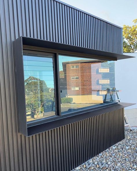 House Exterior Cladding, Building Cladding, Exterior Wall Cladding, Cladding Design, House Cladding, Facade Cladding, Building A Container Home, House Siding, Exterior Cladding