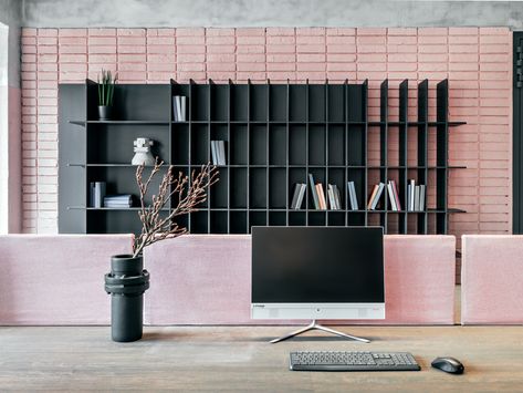 Expert Electric Company Offices  / Leatelier.business Office Wardrobe Design, Regal Design, Design Blogs, Electric Company, Old Bricks, Loft Style, Shelf Design, Office Inspiration, Style Office