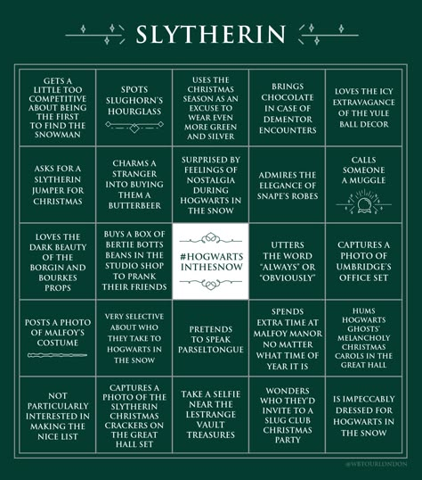 Slytherin Bingo, Harry Potter Houses Traits, Slytherin Snake, Slytherin Pride, Yer A Wizard Harry, Slytherin Harry Potter, Bujo Ideas, Harry Potter Houses, Hogwarts Aesthetic