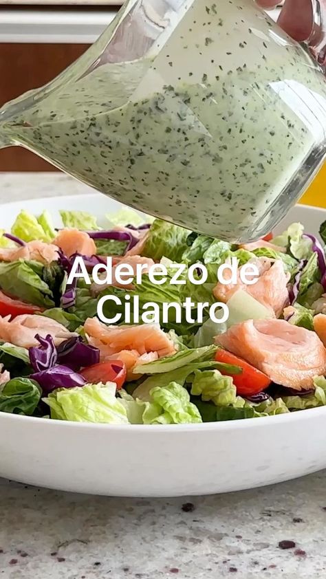 Salad Dressing Recipes Homemade, Deli Food, Healthy Food Motivation, Facebook Reels, Diy Food, Workout Food, Cilantro, Food Inspiration, Health Food