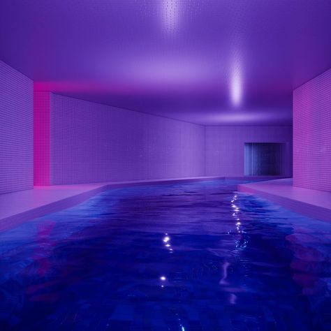 Pretty Liminal Space, Poolrooms Liminal Spaces, Back Rooms Creepy, Vaporwave Pool, Liquid Television, Liminal Art, Spaces Aesthetic, Liminal Places, Color Out Of Space