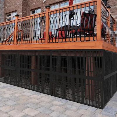 Lattice Deck, Clay Vinyl, House Skirting, Deck Skirting, Vinyl Deck, Lake Camp, Vinyl Fencing, Vinyl Railing, Aluminum Fencing