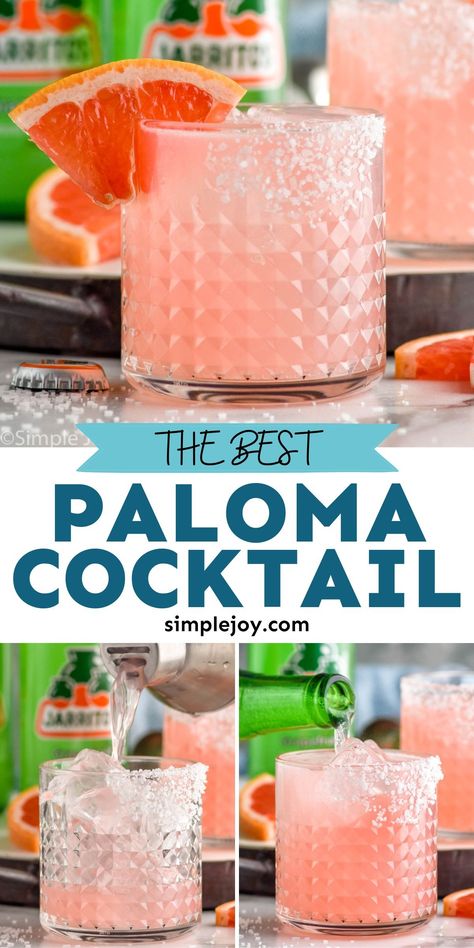 My Paloma recipe is the perfect delicious cocktail with a great low calorie option. If you like margaritas you will love this great drink. Low Calorie Cocktails Recipes, Paloma Drink, Paloma Recipe, Low Calorie Cocktails, Paloma Cocktail, Refreshing Cocktail, Tequila Drinks, Classic Margarita, Fizzy Drink