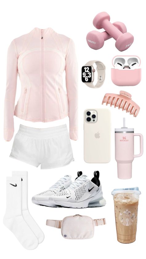 light pink workout fit inspo ✨🎀🏋🏼‍♀️ #outfitinspo #beauty #cute #workout Pink Workout, Workout Fits, Cute Preppy Outfits, Fit Inspo, Preppy Outfits, Comfy Outfits, Fitness Inspo, Light Pink, Cute Outfits