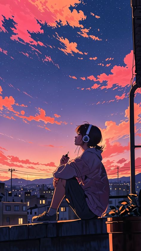 Discover a curated collection of lo-fi style anime wallpapers perfect for your phone. Immerse yourself in calming, nostalgic vibes with beautifully crafted scenes that blend soft colors, dreamy atmospheres, and serene cityscapes. Ideal for those Beautiful Mobile Wallpapers, Lofi Vibes Wallpaper, Lofi Vibe Aesthetic, Music Vibes Aesthetic Wallpaper, Lofi Aesthetic Wallpaper, Lo-fi Wallpaper, Lofi Wallpaper, Lofi Vibes, Lo-fi Aesthetic