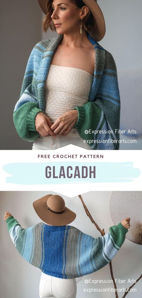 Crochet Half Cardigan, Crochet Projects With Dk Yarn, Afgan Pattern Crochet, Crochet Projects With Wool Yarn, Cozy Sweater Crochet Pattern, Modern Crochet Clothing Patterns, Crochet Pattern Dk Yarn, Crochet Sweater One Piece, Beginner Crochet Wearables