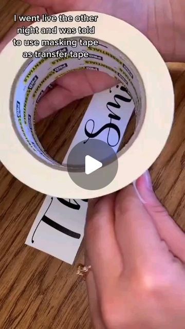 Cricutcrafty on Instagram: "Have tried masking tape before? What do you think is better, Masking Tape or Transfer Tape? Let me know in the comments. Also if you haven't grabbed your 100,000 font bundle yet before the discount expires ,dont be the only one left out and comment "font" below to receive the link and gain access to this fantastic bundle that will help unleash your creativity with your Cricut. The bundle includes everything from fonts and graphics to beginner and advanced techniques, as well as tips and tricks for designing and creating incredible projects. Imagine having a huge variety of fonts and graphics at your fingertips for all of your creative projects. Don't miss this chance to supercharge your Cricut projects and take your crafting to the next level! #cricutexplore Cricut Transfer Tape Tips, Transfer Tape Hack, Cricut Hacks, Cricut Tips, Game Change, Save Video, Cricut Craft, What To Use, Cricut Designs