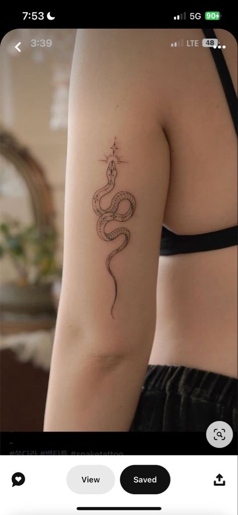 444 Snake Tattoo, Snake Tattoos With Meaning, Feminine Serpent Tattoo, Dainty Snake Spine Tattoo, Women’s Snake Tattoo, Lower Torso Tattoos For Women, Delicate Snake Tattoos For Women, Snake Tattoos Fine Line, Dainty Snake Tattoo Women