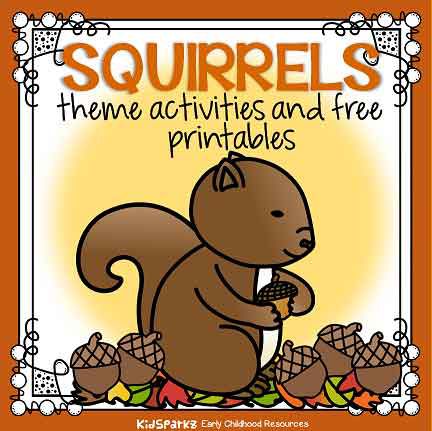 Squirrel Kindergarten Activities, Squirrels Preschool Theme, Squirrel Activities For Kids, Preschool Squirrel Activities, Squirrel Theme Preschool, Squirrels And Acorns Preschool, November Daycare Themes, Squirrel Activities For Toddlers, Squirrel Preschool Crafts