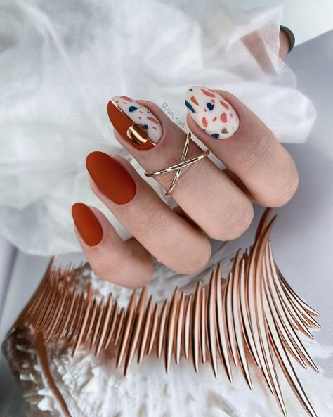 Round Nails, Her Nails, Nail Swag, Nails Desing, Hot Nails, Autumn Nails, Unique Nails, Chic Nails, Perfect Nails