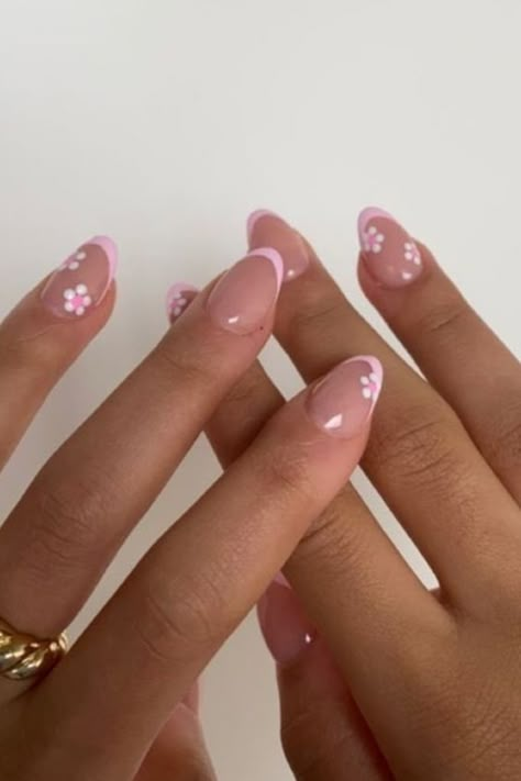 spring colorful french tip nail ideas 12 Birthday Nails Summer 2024, Spring Inspired Nails Short, Short Nail Designs Gel Simple French Tips, Not French Tip Nails, Nail Into French Tip, Summer White French Tip Nails, Summery French Tip Nails, Short French Tip Summer Nails, Nails Cute French Tip