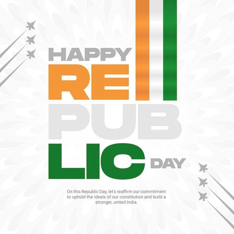 Vector happy republic day india instagra... | Premium Vector #Freepik #vector Happy Republic Day Creative Ads, Republic Day India Creative Ads, Happy Republic Day India Creative, Republic Day Creative Post, Republic Day Social Media Post, Republic Day Post, Republic Day Creative Ads, Republic Day Creative, Happy Republic Day India