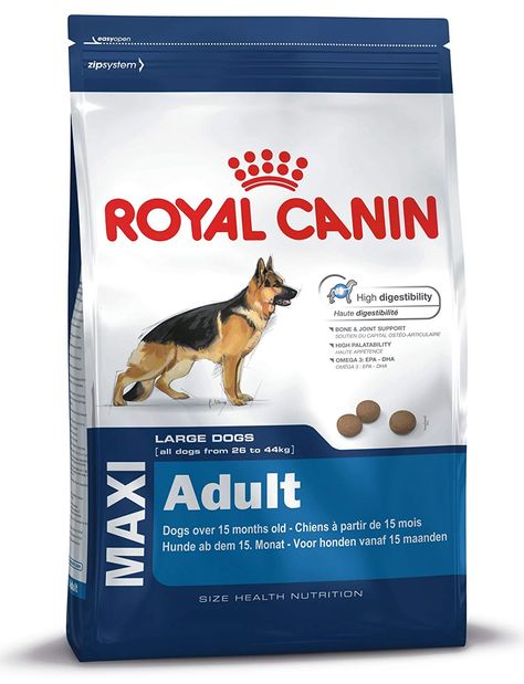 SATISFIES THE APPETITE OF LARGE BREED DOGS HIGH DIGESTIBILITY - Helps promote optimal digestibility thanks to an exclusive formula including very high quality proteins and a balanced supply of dietary fibre.  BONE & JOINT SUPPORT - Helps support large breed dogs’ bones and joints placed under stress.  HIGH PALATABILITY - Satisfies the appetite of large breed dogs thanks to carefully selected flavourings.  OMEGA 3: EPA - DHA - Enriched formula with Omega 3 fatty acids (EPA-DHA). Royal Canin Dog Food, Dog Food Allergies, Dog Food Storage Containers, Dog Food Container, Dog Food Brands, Breed Dogs, Royal Canin, Dog Food Storage, Dog Allergies