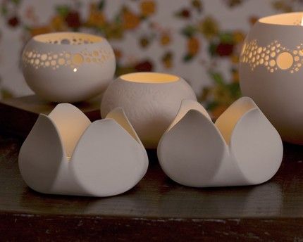 Trendy Candle, Porcelain Candle Holder, Porcelain Table, Porcelain Candle, Modern Candle Holders, Diy Ceramic, Ceramic Candle Holders, Ceramic Light, Pottery Sculpture