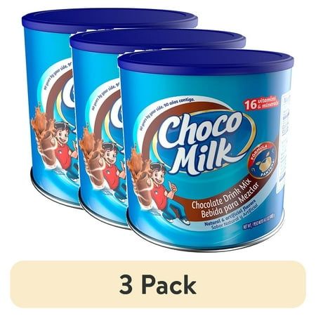 This Choco Milk Chocolate Drink Mix, 14.1 oz is an excellent source of iron. It has 16 vitamins and minerals making it a healthy choice. This flavored drink mix is also free of trans fat.Choco Milk Chocolate Drink Mix: Size: 14.1 fl oz. Choco Milk, Chocolate Drink, Healthy Choice, Chocolate Drinks, Trans Fat, Milk Chocolate, Mixed Drinks, Cocoa Powder, Vitamins And Minerals