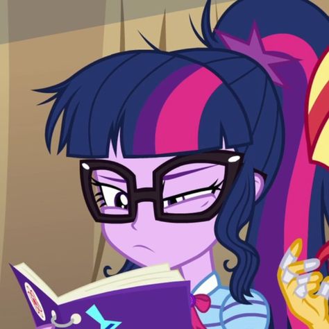 Sunset Shimmer Icons, Sunset Shimmer, Twilight Sparkle, Equestria Girls, Sparkle, Rainbow, Reading, Anime, Pink