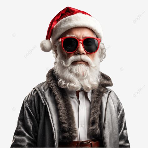 portrait of santa claus with red sunglasses isolated on white background portrait of santa claus w Pictures Of Santa Claus Face, Santa Claus Sunglasses, White Background Portrait, Red Sunglasses, Santa Claus, Graphic Resources, White Background, Poster Design, Sunglasses