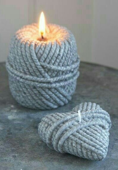 Rope Candle, Heart Candles, Rope Heart, Nordic House, Wax Tablet, Candle Images, Witch Candles, Heart Candle, Candle Glow