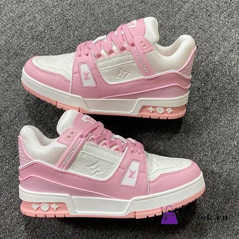 Louis Vuitton Trainer Sneaker White and Pink - FORTOK.RU Luis Vuitton Shoes Sneakers, Expensive Sneakers Women, Pink Louis Vuitton Shoes, Pink And White Sneakers Outfit, Luis Vuitton Sneaker, Louis Vuitton Sneakers Outfit Women, Louis Vuitton Trainers Sneakers, Lv Shoes Women, Louis Vuitton Basket