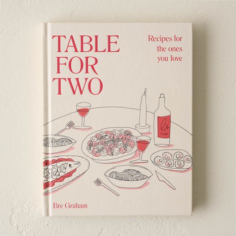 Written by food writer Bre Graham, Table for Two outlines a variety of dishes to serve the ones you lovefrom uncomplicated recipes to over-the-top cooking. Including illustrated essays on anything from the simple pleasure of a delivery pizza to multi-course menus, this hardcover cookbook guides you through the love language of food and the many ways to say "I love you when the table is set for two. Fried Olives, Cloud Cake, Cookbook Design, Recipes To Cook, Table For Two, Amber Interiors, Heart Beat, Vanilla Cream, Meals For Two