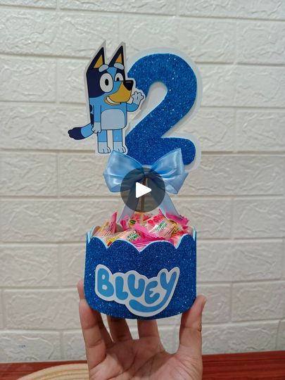 969K views · 7.6K reactions | DIY Birthday Party Idea
Perfect for your candy corner

#birthday #birthdayparty #birthdaypartyideas #birthdaygift #diybirthdaygift #diyideas #birthdayideas 
#diy #partyfavors #bluey  #candycorner #partyideas | DIY IDEAS | DIY IDEAS · Original audio Bluey Centerpiece Ideas Diy, Bluey Birthday Party Table Decor, Bluey Birthday Centerpieces Diy, Bluey Diy Party, Bluey Centerpiece Ideas, Candy Corner, Birthday Party Idea, Bluey Party, Table Centerpieces Diy