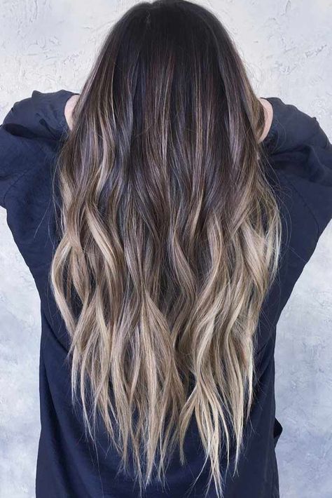 Lived In Haircut Long, Trendy Long Haircut, Balayage With Dark Roots, Long Hair Haircuts, High Contrast Balayage, Contrast Balayage, Long Haircut, Hot Hair Colors, Hair Color Streaks