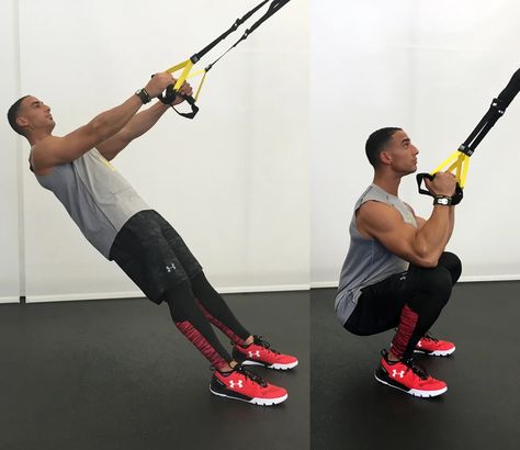 TRX Workouts to Boost Mobility and Strength | Men's Journal - Men's Journal Trx Exercises, Workouts For Men, Trx Suspension Trainer, Exercises For Men, Hiit Benefits, Suspension Trainer, Trx Workouts, Reformer Pilates, Suspension Training