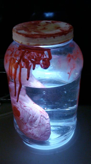 Halloween Jar of Human Heart Prop Mad Scientist : 6 Steps (with Pictures) - Instructables Mad Scientist Halloween, Mad Scientist Lab, Haunted Hospital, Asylum Halloween, Mad Scientist Party, Scientist Party, Halloween Jars, Halloween Group, Frankenstein Halloween