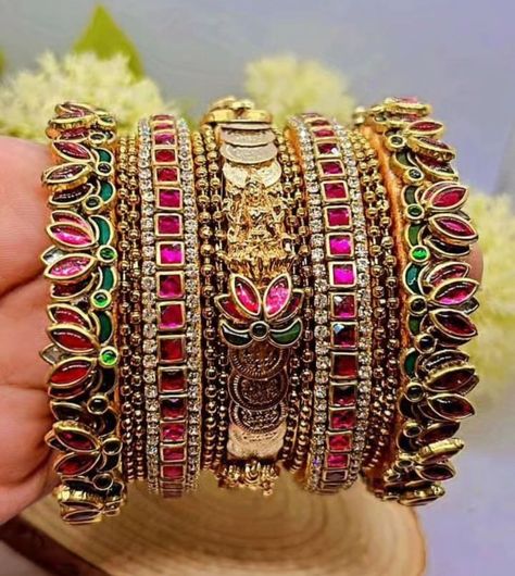 Silk Thread Bangles Design Bridal, Silk Thread Bangles Design Latest Bridal, Kundan Bangles Design, Silk Thread Earrings Designs, Fabric Bangles, Silk Thread Bangles Design, Silk Bangles, Silk Thread Earrings, Bridal Jewellery Inspiration