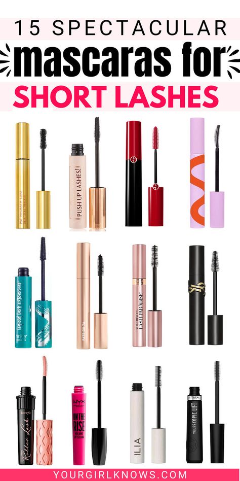 Best mascara for short lashes: Looking to invest in a cool mascara for short lashes? Here are some of the best mascaras for you that can give you exactly what you want. With some cool mascara tips, you can know how to apply mascara for short lashes and more. Read on! Best Mascara For Short Lashes, Mascara For Short Lashes, Mascara Tips And Tricks, Asian Lashes, Straight Lashes, Best Mascaras, Fall Makeup Trend, Apply Mascara, Short Lashes