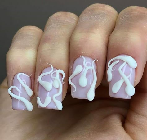 Crazy Acrylic Nails, Really Long Nails, Unique Nail Art Designs, Love Nail Art, Scary Nails, Bad Nails, Unique Nail Art, Crazy Nail Art, Mens Nails