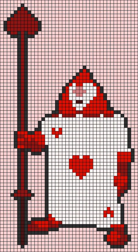 Queen Of Hearts Perler Bead Patterns, Alice In Wonderland Pixel Art, Alice In Wonderland Perler Beads, Corpse Bride Alpha Pattern, Book Pixel Art, Beetlejuice Alpha Pattern, Disney Alpha Patterns, Alice In Wonderland Alpha Pattern, Geeky Cross Stitch Patterns