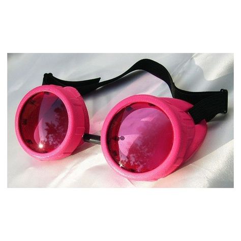 Goggles Aesthetic, Pop Punk Art, Pink Goggles, Pink Steampunk, Motorcycle Glasses, Bubblegum Pop, Steampunk Goggles, Cyberpunk Fashion, Harley Quinn Art