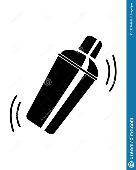 Black Icon Of A Cocktail Shaker Isolated On White Background Stock Illustration - Illustration of alcohol, drink: 221702620 Cocktail Shaker Illustration, Bg Design, Black Icon, Workout Music, Black Silhouette, Cocktail Shaker, Background Illustration, Vector Art, Stock Illustration