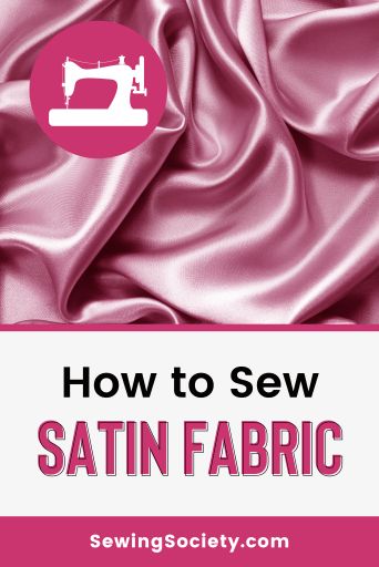 Tips for Sewing Satin Fabric – Sewing Society Satin Fabric Crafts Diy Projects, Sewing Silk Tips, Satin Fabric Sewing, Tips For Sewing Silky Fabric, Sewing Polyester Fabric Tips, Satin Fabric Crafts, How To Sew Satin Fabric, Sewing Silky Fabric, Satin Fabric Ideas