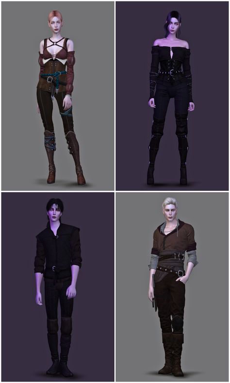 Random set 2 | plazasims on Patreon Sims 4 Sephiroth Cc, Sims 4 Cc Assassin Clothes, Sims 4 Hunter Cc, Sims 4 Warlock Cc, Ts4 Pirate Cc, Sims 4 Cc Male Outfits Patreon, Sims 4 Cc Pirate Clothes, Sims 4 Cc Assassin, Sims 4 Cc Dungeons And Dragons