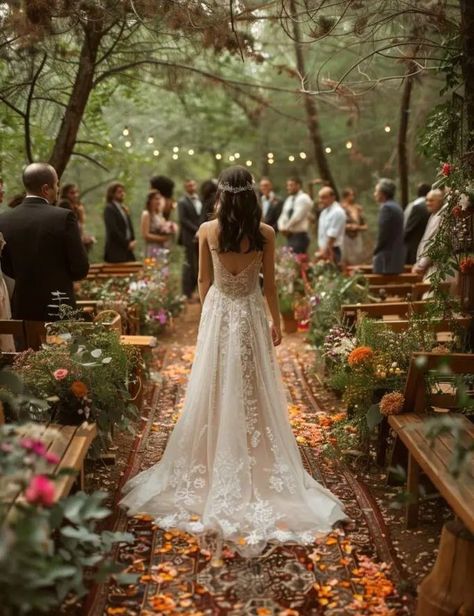 Wedding Dress Fairytale, Fairytale Wedding Dress, Forest Theme Wedding, Wedding Dress Romantic, Enchanted Forest Wedding, Dream Venue, Romantic Wedding Dress, Fairy Tale Wedding Dress, Fairy Wedding