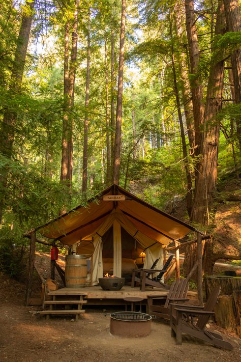 Ventana Big Sur, Glamping Luxury, Glamping Business, Glamping Cabin, Big Tent, Tent Living, Glamping Tents, Wall Tent, Tents Camping