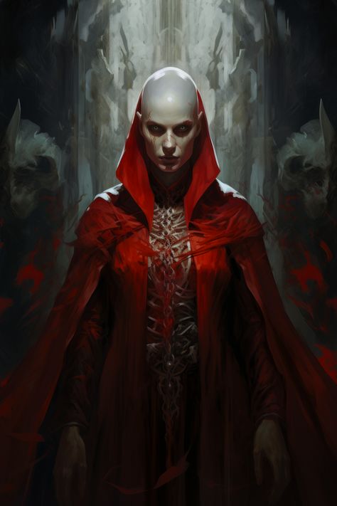 Evil Cultist Art, Red Wizard Of They, Red Wizard Dnd, Red Wizard, Advanced Dungeons And Dragons, Virtual Tabletop, Humanoid Creatures, Call Of Cthulhu, Fantasy Races