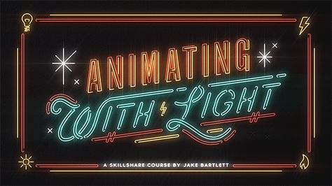 In this class I'll show you my own method for simulating light in After Effects. You'll learn how to turn any text, graphic or animation into a neon sign, building completely custom glow effects. We'll also go over lots of tips and tricks for animating with shape layers, using precompositions to make a procedurally generated effect, a simple expression rig for color management, and lots more! Once you understand how... Adobe Tutorials, Graphics Design Ideas, Creative Tutorials, After Effect Tutorial, Text Graphic, Text Animation, Retro Logos, Social Media Design Graphics, Premiere Pro