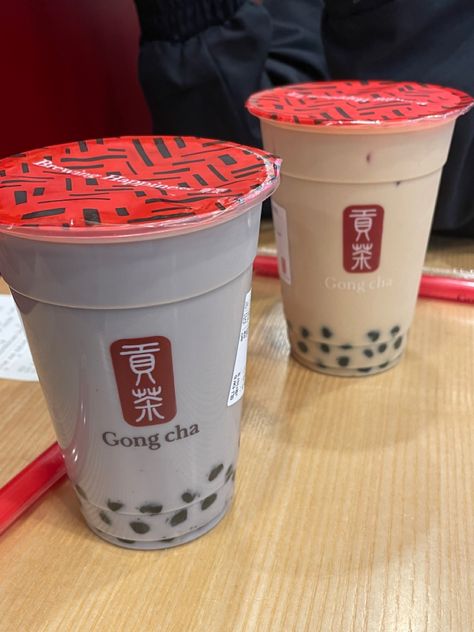 Gong Cha Boba, Bone Apple Teeth, Cafe Drinks, Bubble Tea Flavors, Big Snacks, Tea Flavors, Gong Cha, Bubble Tea Boba, Tea Packaging Design