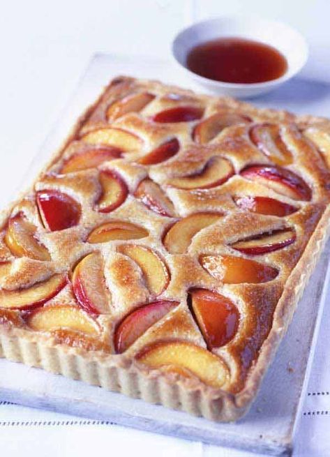 Almond Tart Recipe, Almond Tart, Slow Cooker Desserts, Bbc Good Food, Apple Tart, Tart Recipe, Peach Recipe, Sweet Pie, Sweet Pastries