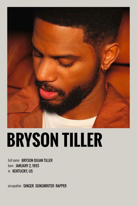 Bryson Tiller Poster, Chris Brown Fame, Bryson Tiller Wallpaper, Chris Brown Wallpaper, Music Poster Ideas, Cool Album Covers, Bryson Tiller, Cute Laptop Wallpaper, Music Collage