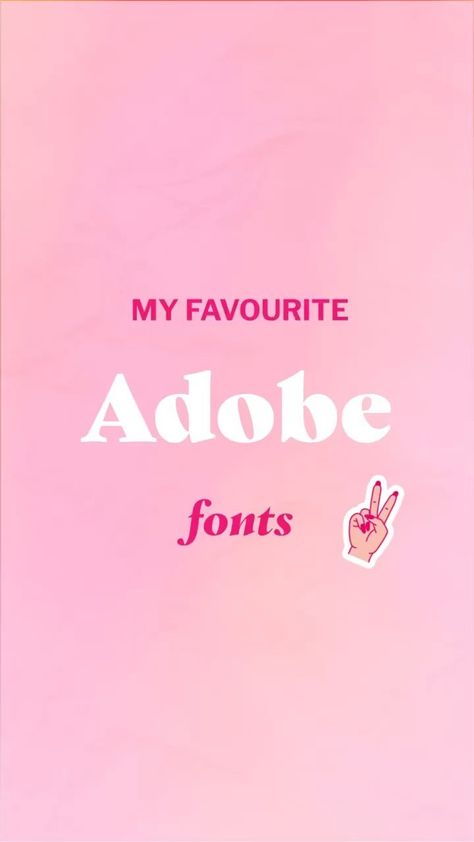 designbyayelet on Instagram: My favourite Adobe fonts pt. 3 🙌 . . . . . #adobe #illustrator #graphicdesign #graphicdesigner #graphic #graphics #graphicdesignerlife… Adobe Fonts Graphic Design, Adobe Fonts, Font Graphic, Retro Font, My Favourite, Adobe Illustrator, Illustrator, Graphic Design, On Instagram