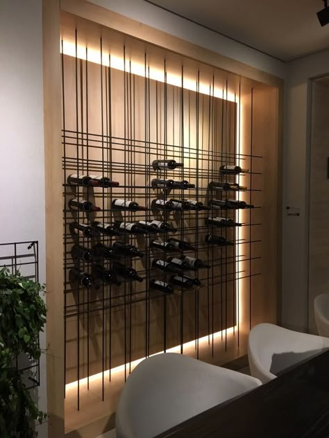 Wine Storage Wall, Home Wine Cellars, Bar Interior Design, Wine Cellar Design, Cellar Design, Interior Design Per La Casa, Wine House, Wine Shelves, Home Bar Designs