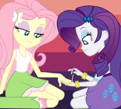 Fluttershy And Rarity, Duo Costumes, Best Friends Cartoon, Equestria Girl, Friend Cartoon, My Little Pony Characters, Fantasias Halloween, Mlp My Little Pony, Fluttershy