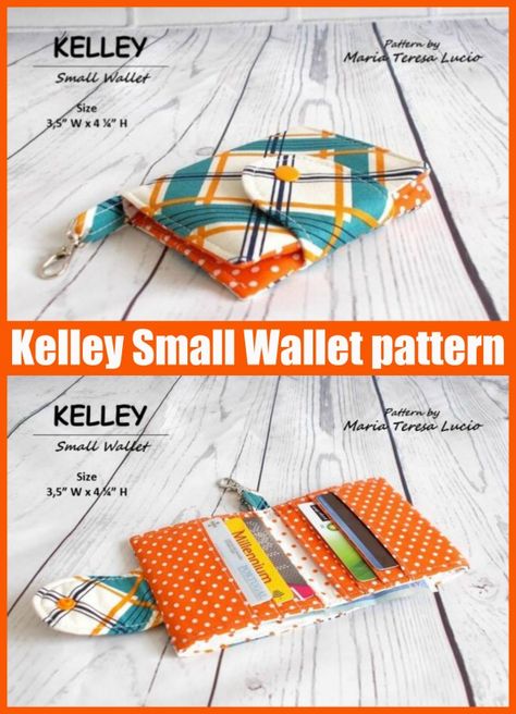 Credit Card Wallet Sewing Pattern Free, Card Wallet Pattern Free, Card Wallet Sewing Pattern, Credit Card Wallet Pattern, Card Wallet Diy, Card Wallet Tutorial, Small Wallet Pattern, Diy Wallet Pattern, Wallet Pattern Free